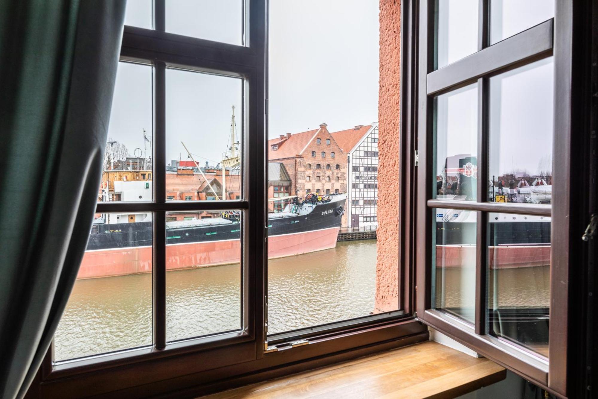 Motlawa Apartments - Old Town & River Viev, Fast Wifi Gdaňsk Pokoj fotografie